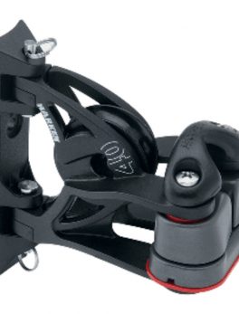 Harken 40mm Carbo Air Pivoting Lead Block w/Aluminum Cam-Matic Cleat