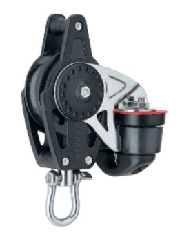 Harken 40mm Carbo Air Block w/Cam Cleat and amp; Becket