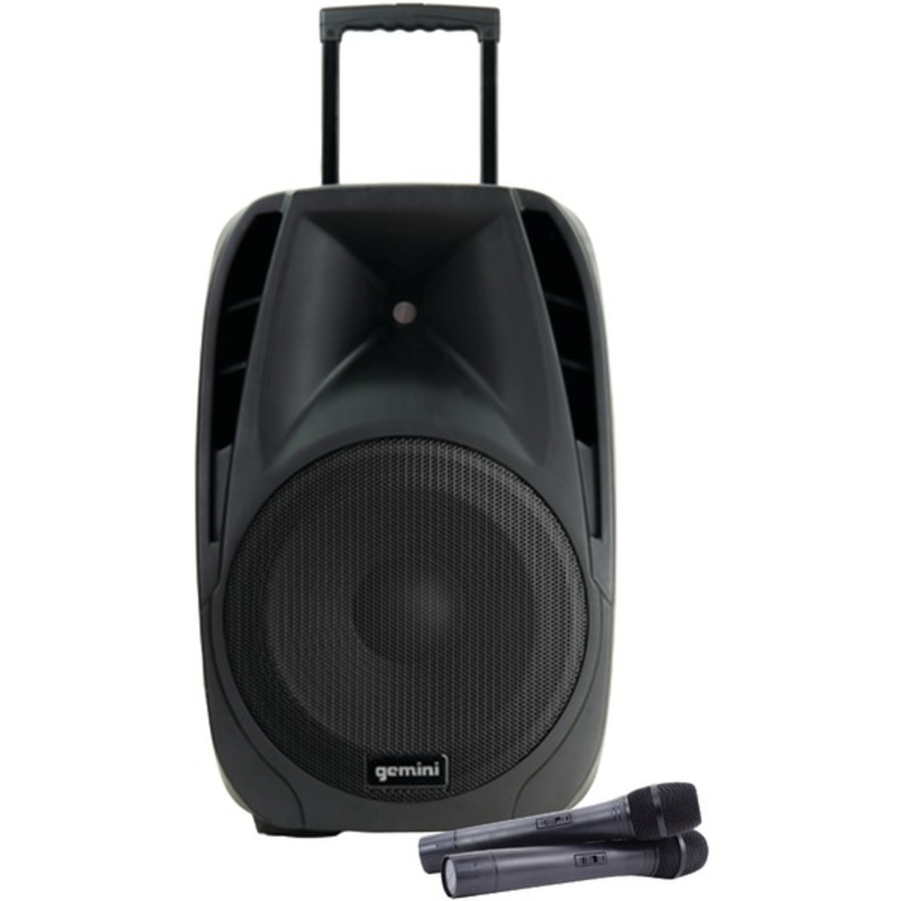 Gemini ES-12TOGO 12" Pro DJ Battery-Powered Speaker with 2 Microphones