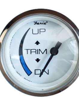 Faria Chesapeake White SS 2" Trim Gauge f/Honda Engines