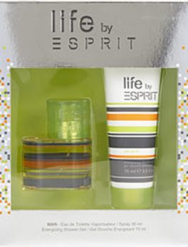 Esprit Life Edt Spray 1 Oz and Shower Gel 2.5 Oz For Men