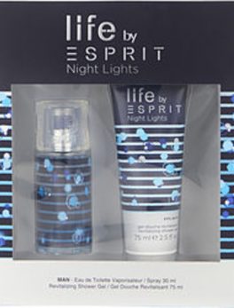 Esprit Night Lights Edt Spray 1 Oz and Shower Gel 2.5 Oz For Men