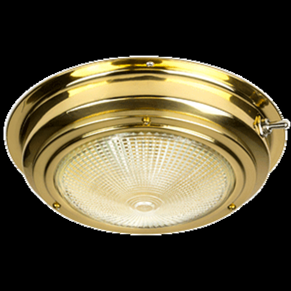 Sea-Dog Brass Dome Light - 5" Lens