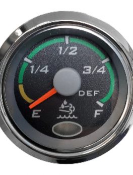 Faria Euro Black 2" Fuel Level Gauge
