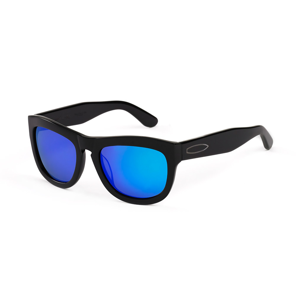 Hang Ten Gold Papa He e Nalu-Shiny Black/Blue Mirror