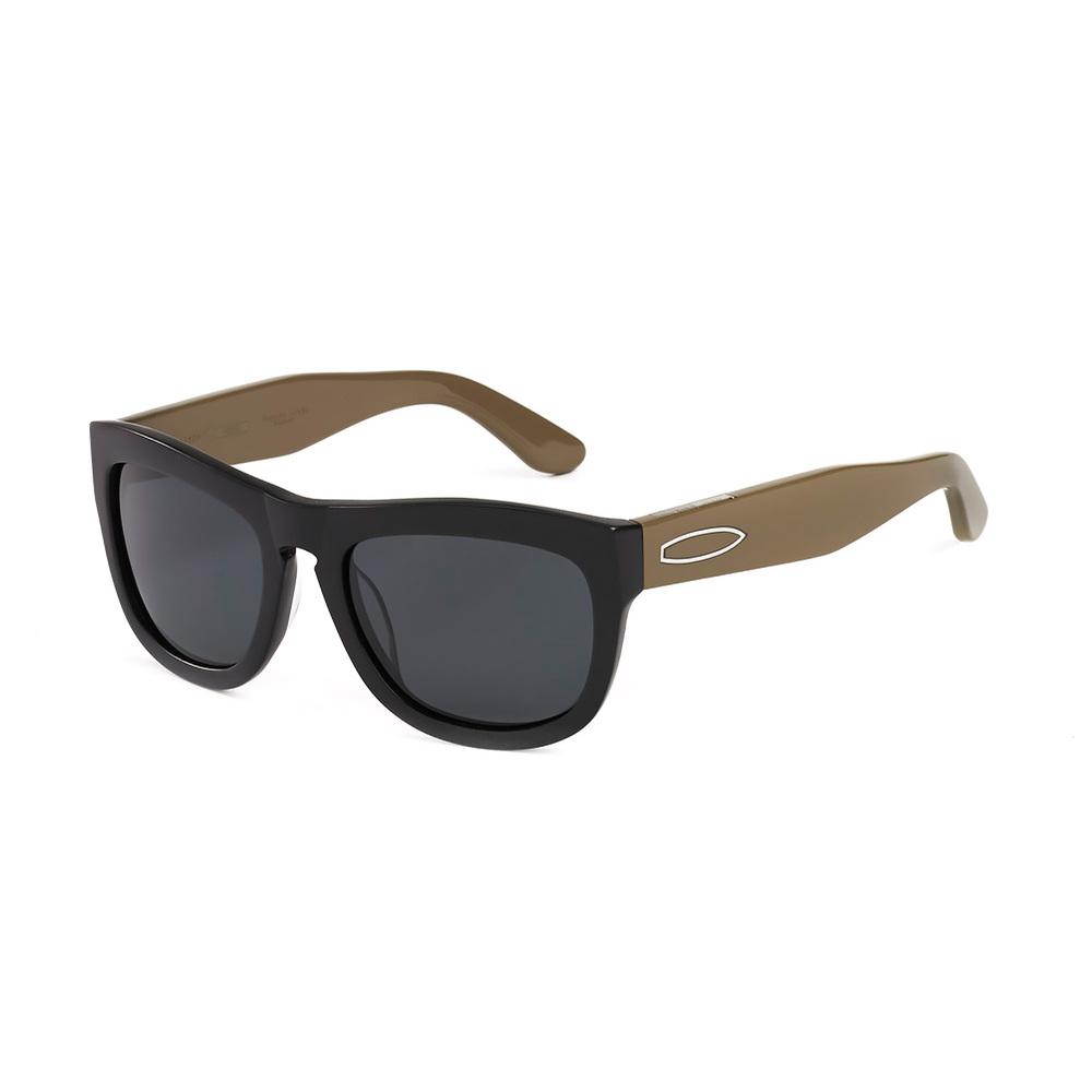 Hang Ten Gold Papa He e Nalu-Matte Black/Smoke Lens