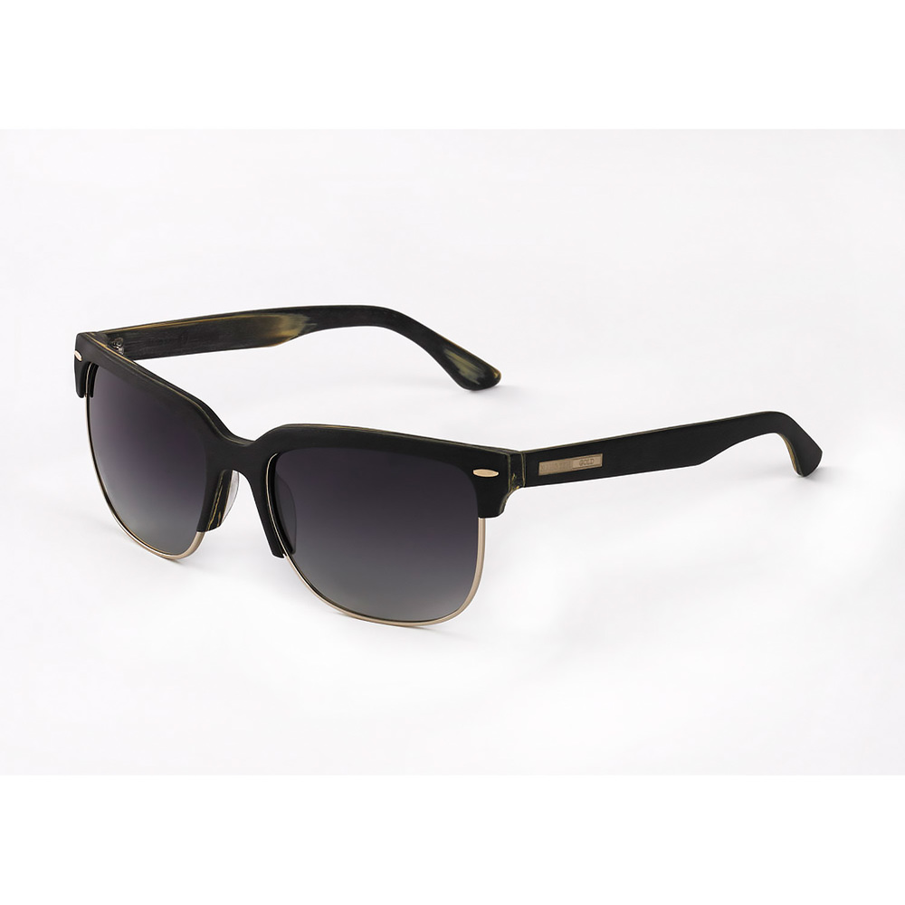 Hang Ten Gold The LAX-Metal Light Gold/Gradient Green Lens