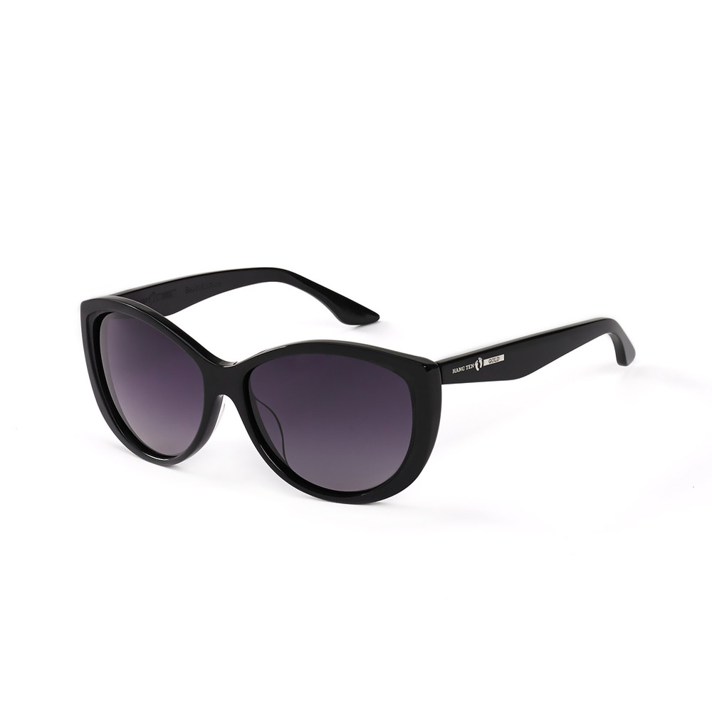 Hang Ten Gold The Beach Boutique-Shiny Black/Smoke Lens