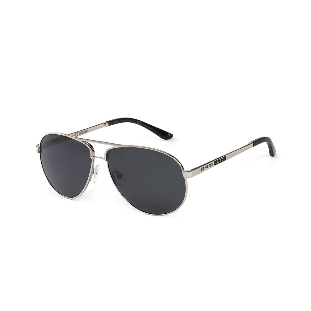 Hang Ten Gold The Betamax-Shiny Silver/Smoke Lens