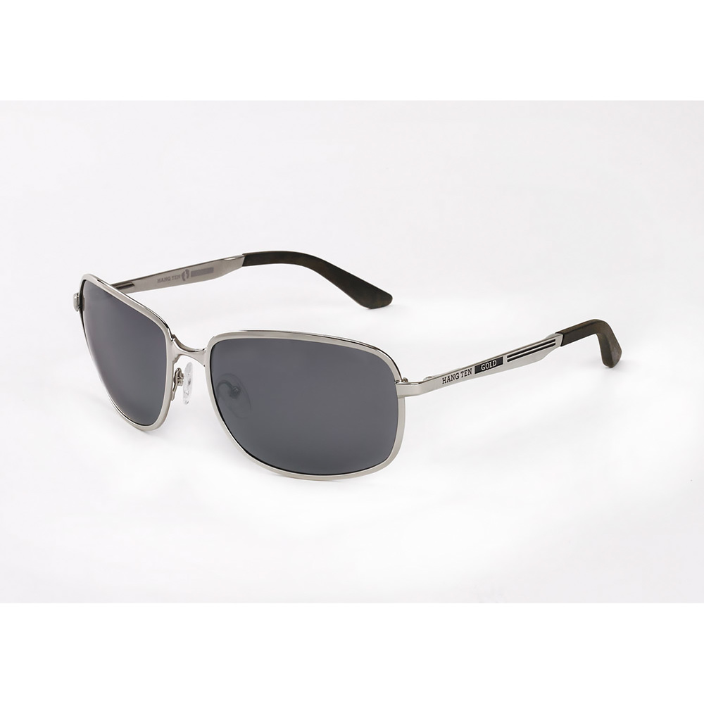 Hang Ten Gold Airstreamer-Shiny Silver/Smoke Lens