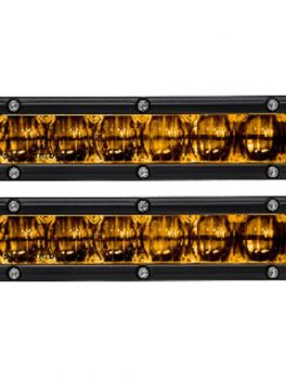 RIGID Industries 6" SR-Series SAE Compliant Fog Light - Black w/Yellow Light