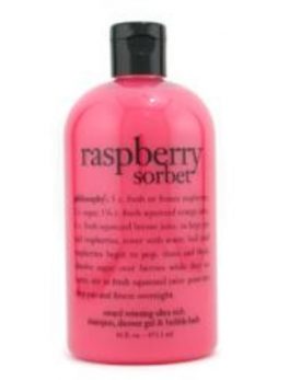 Philosophy Raspberry Sorbet 3-in-1 Shampoo, Shower Gel and Buble Bath--473.1ml/16oz For Women