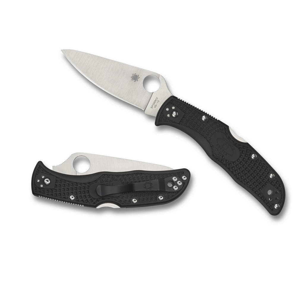 Spyderco Endela Folder 3.41 in Plain Blade FRN Handle