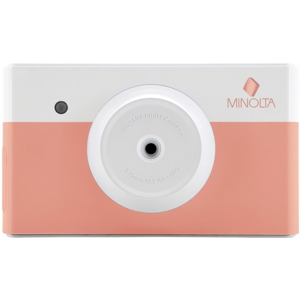 Minolta MNCP10-PK instapix Instant-Print Digital Camera (Coral Pink)