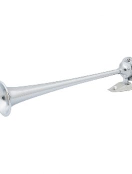 Marinco 24V Chrome Plated Single Trumpet Air Horn