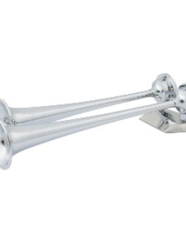 Marinco 24V Chrome Plated Dual Trumpet Air Horn