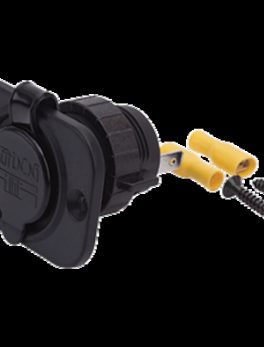 Sea-Dog Round Power Socket - 12V