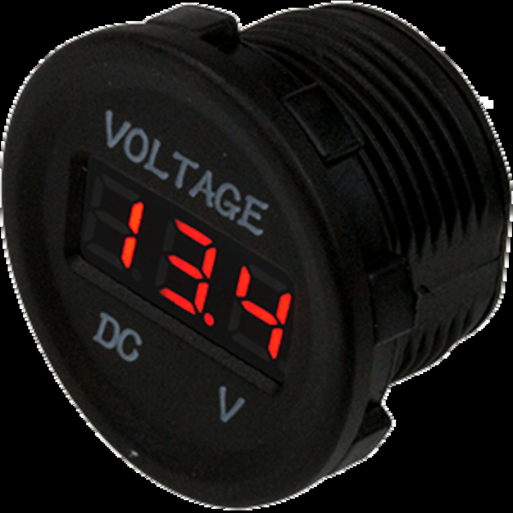Sea-Dog Round Voltage Meter - 6V-30V