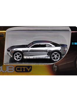2006 Chevrolet Camaro Concept Chrome Silver Dub City Limited Edition 1/64 Diecast Model Car by Jada 91309