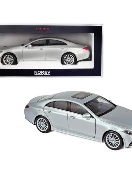 2018 Mercedes Benz CLS Class Silver 1/18 Diecast Model Car by Norev 183489