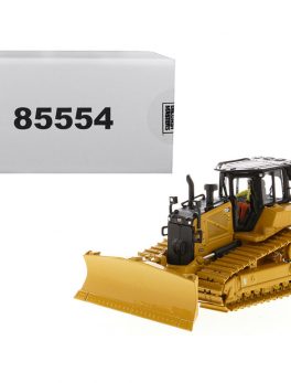 CAT Caterpillar D6 XE LGP Track Type Tractor Dozer with VPAT Blade and Operator High Line Series 1/50 Diecast Model by Diecast Masters 85554