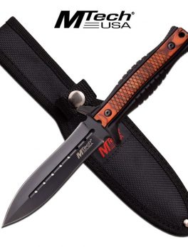 Master Fixed 4.8 in Blade Brown Pakkawood Handle