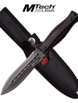 Master Fixed 4.8 in Blade Gray Pakkawood Handle