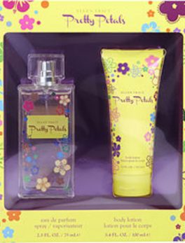 Ellen Tracy Pretty Petals Eau De Parfum Spray 2.5 Oz and Body Lotion 3.4 Oz For Women