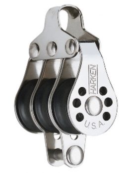 Harken 22mm Triple Micro Block w/Becket