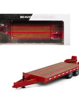 Beavertail Trailer Red 1/50 Diecast Model by First Gear 50-3350