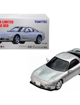 1991 Mazda Efini RX-7 Type R RHD (Right Hand Drive) Metallic Silver 1/64 Diecast Model Car by TomyTec 288961