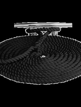 Sea-Dog Twisted Nylon Dock Line - 5/8" x 20 and #39; - Black