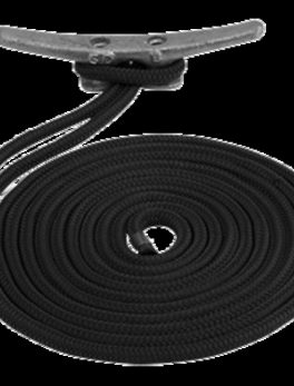 Sea-Dog Double Braided Nylon Dock Line - 1/2" x 25 and #39; - Black