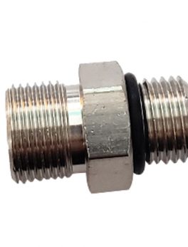 Octopus Orb Brass Straight Connector