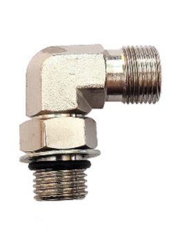 Octopus Orb Brass 90 and deg; Elbow