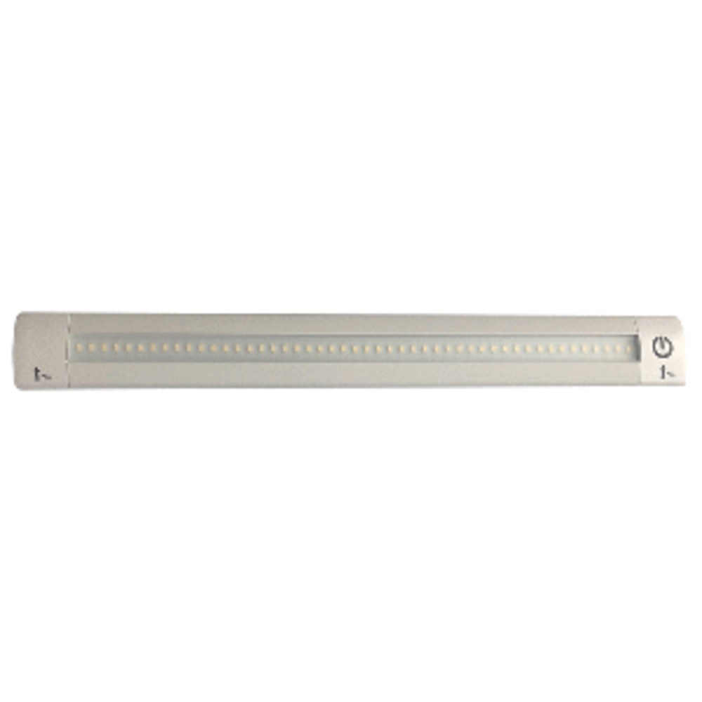 Lunasea LED Light Bar - Built-In Dimmer, Adjustable Linear Angle, 12" Length, 24VDC - Warm White