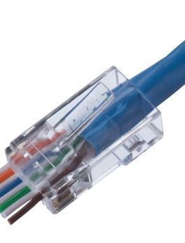 IDEAL 86-367J CAT6 Single Piece RJ-45 8P8C Modular Plugs, 100-Count