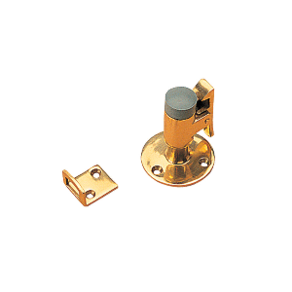 Sea-Dog Door Stop and amp; Catch - Brass - 2"