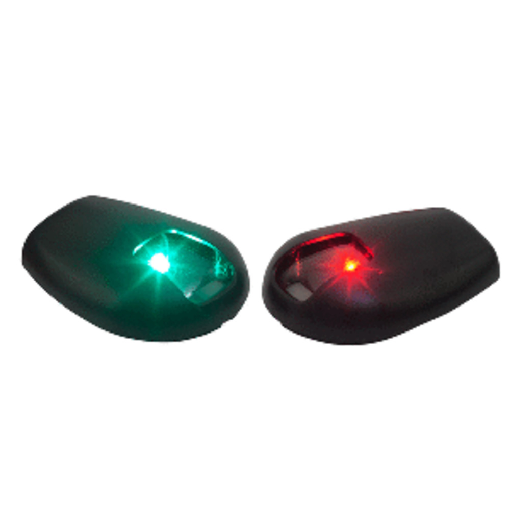 Sea-Dog Black Side Mount LED Navigation Lights - 1 NM - Port and amp; Starboard