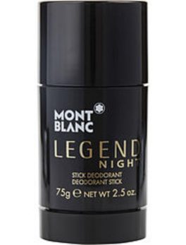 Mont Blanc Legend Night Deodorant Stick 2.5 Oz For Men