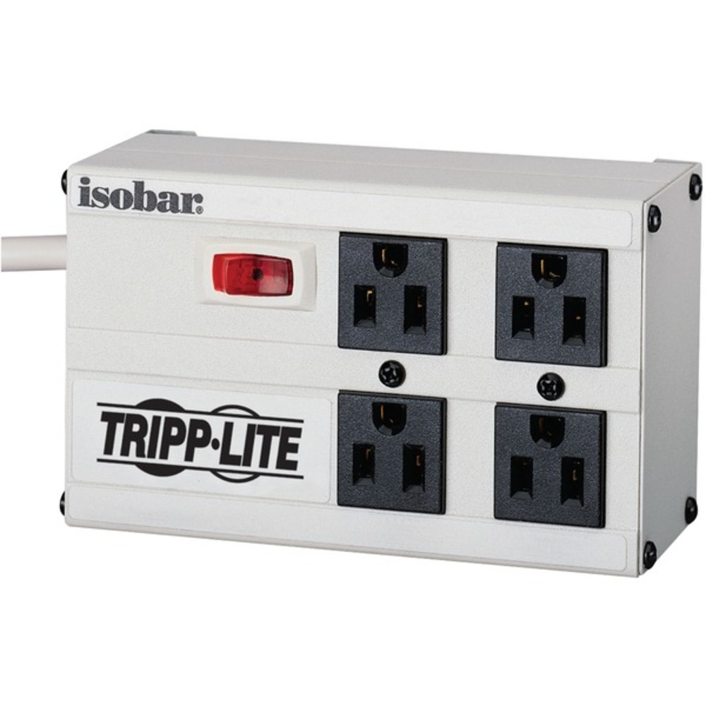 Tripp Lite IBAR4-6D Isobar 4-Outlet Surge Protector, 6-Foot Cord