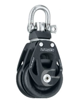 Harken 45mm Double Element Block w/Swivel