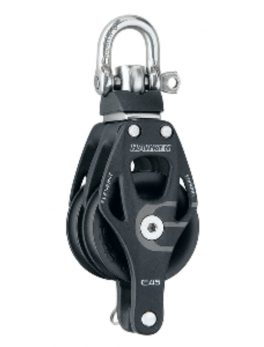 Harken 45mm Double Element Block w/Swivel and amp; Becket