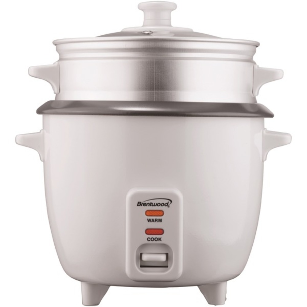 Brentwood Appliances TS-480S Rice Cooker with Food Steamer (15 Cups, 900 Watts)