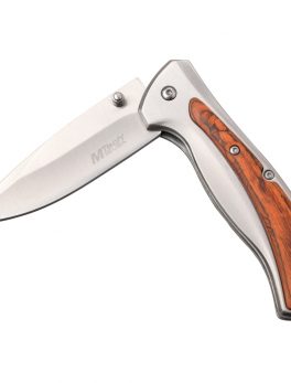 MTech Assisted 3.50 inch Blade Wood-Stainless Steel Handle