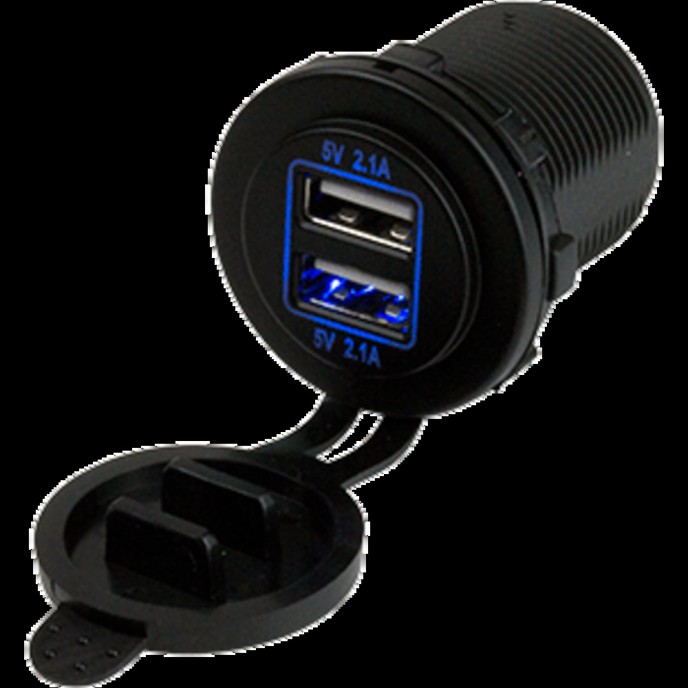 Sea-Dog Dual USB Power Socket