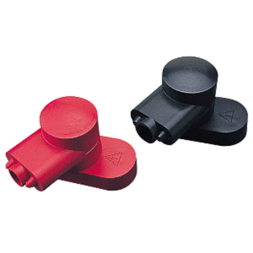 Sea-Dog Rotating Battery Terminal Covers - Red/Black - 1/2"