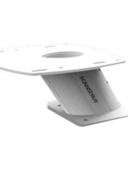 Scanstrut PowerTower 6" Aluminum 2kW/4kW Raymarine, Garmin and amp; Navico BR24/3G/4G - Forward Leaning