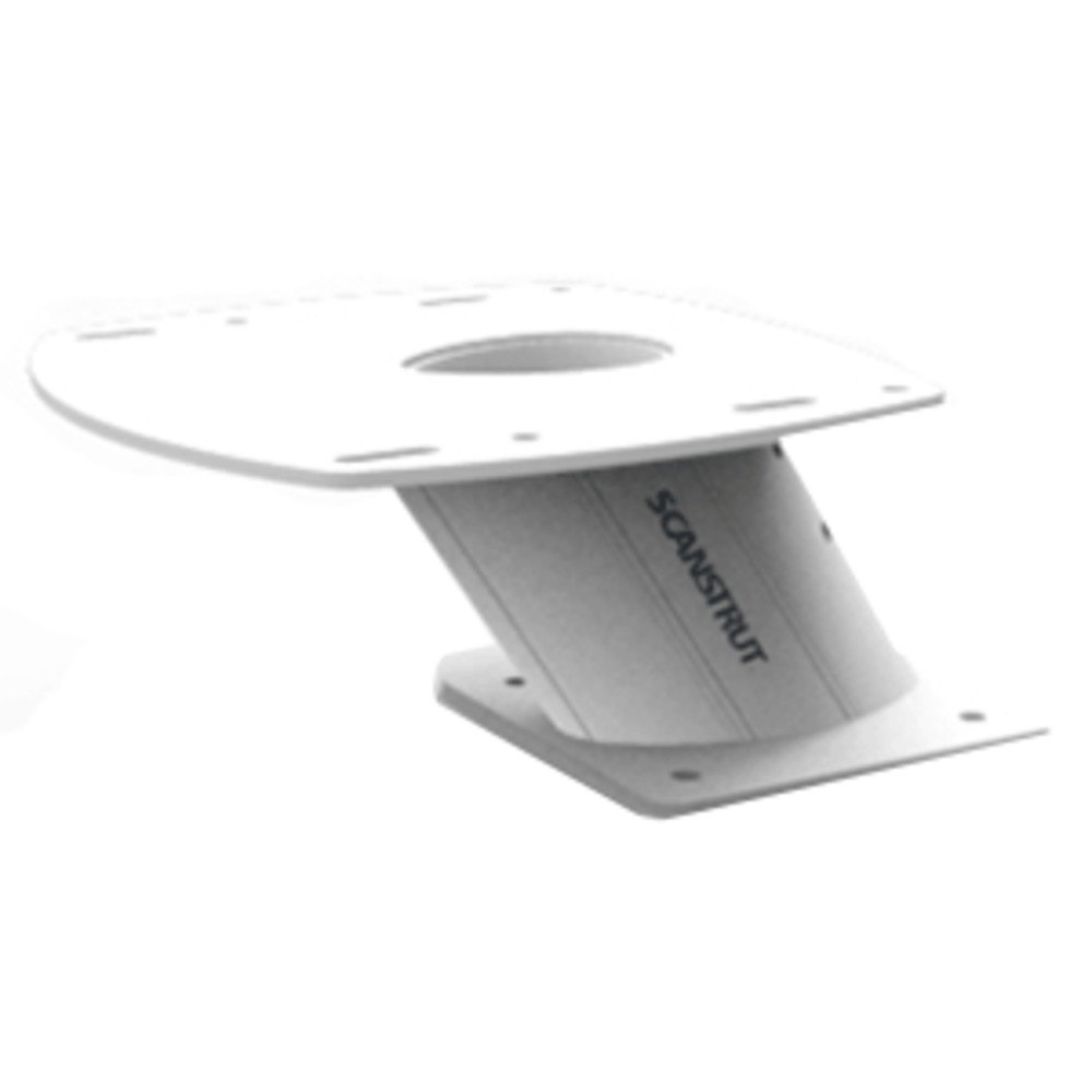 Scanstrut PowerTower 6" Aluminum 2kW/4kW Raymarine, Garmin and amp; Navico BR24/3G/4G - Forward Leaning