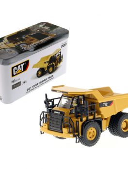 CAT Caterpillar 772 Off-Highway Dump Truck with Operator High Line Series 1/87 (HO) Scale Diecast Model by Diecast Masters 85261